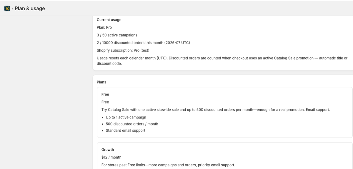 Catalog Sale Sales home page